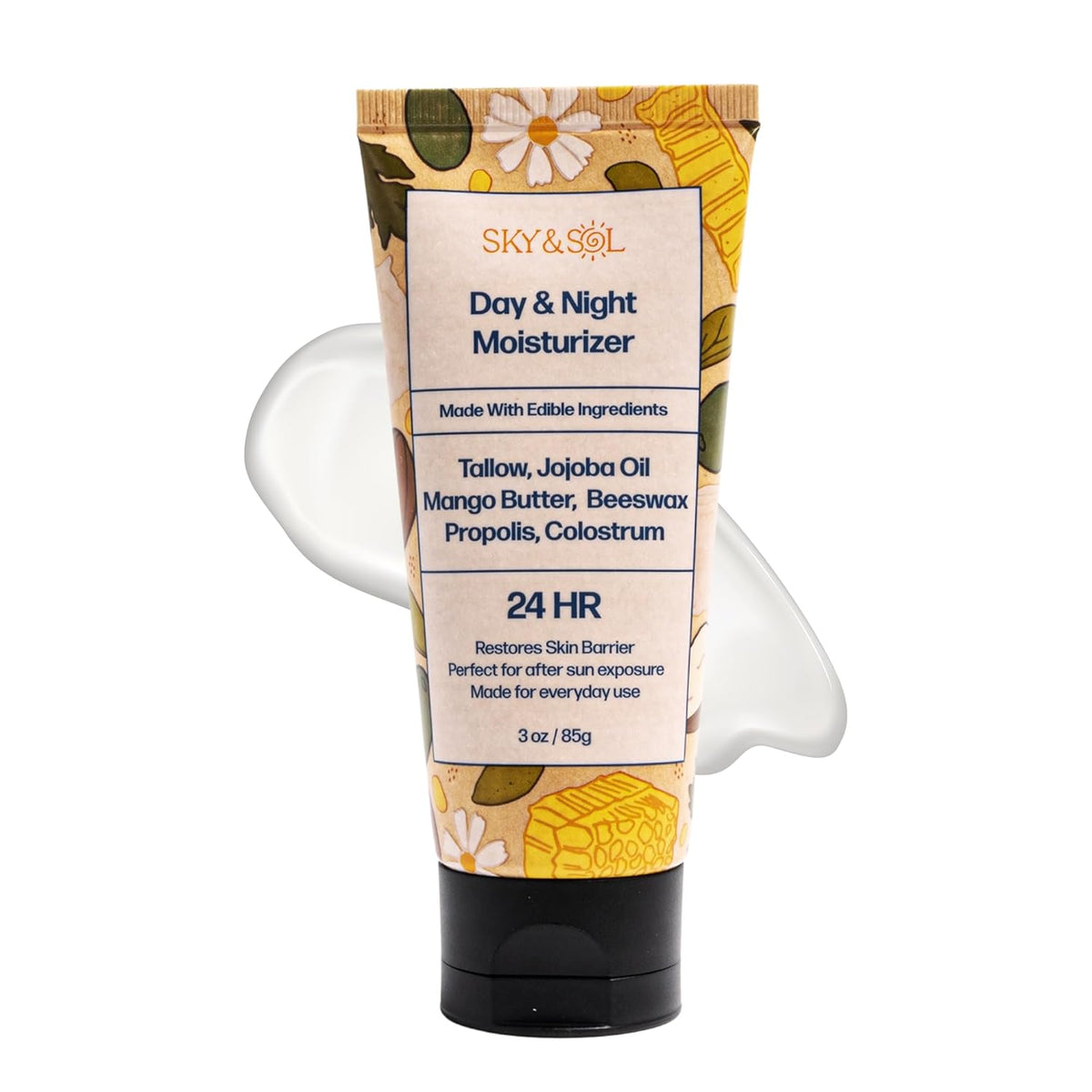 Everything Cream | 100% Grass Fed Beef Tallow Moisturizer for Face and Body | Day & Night Skincare