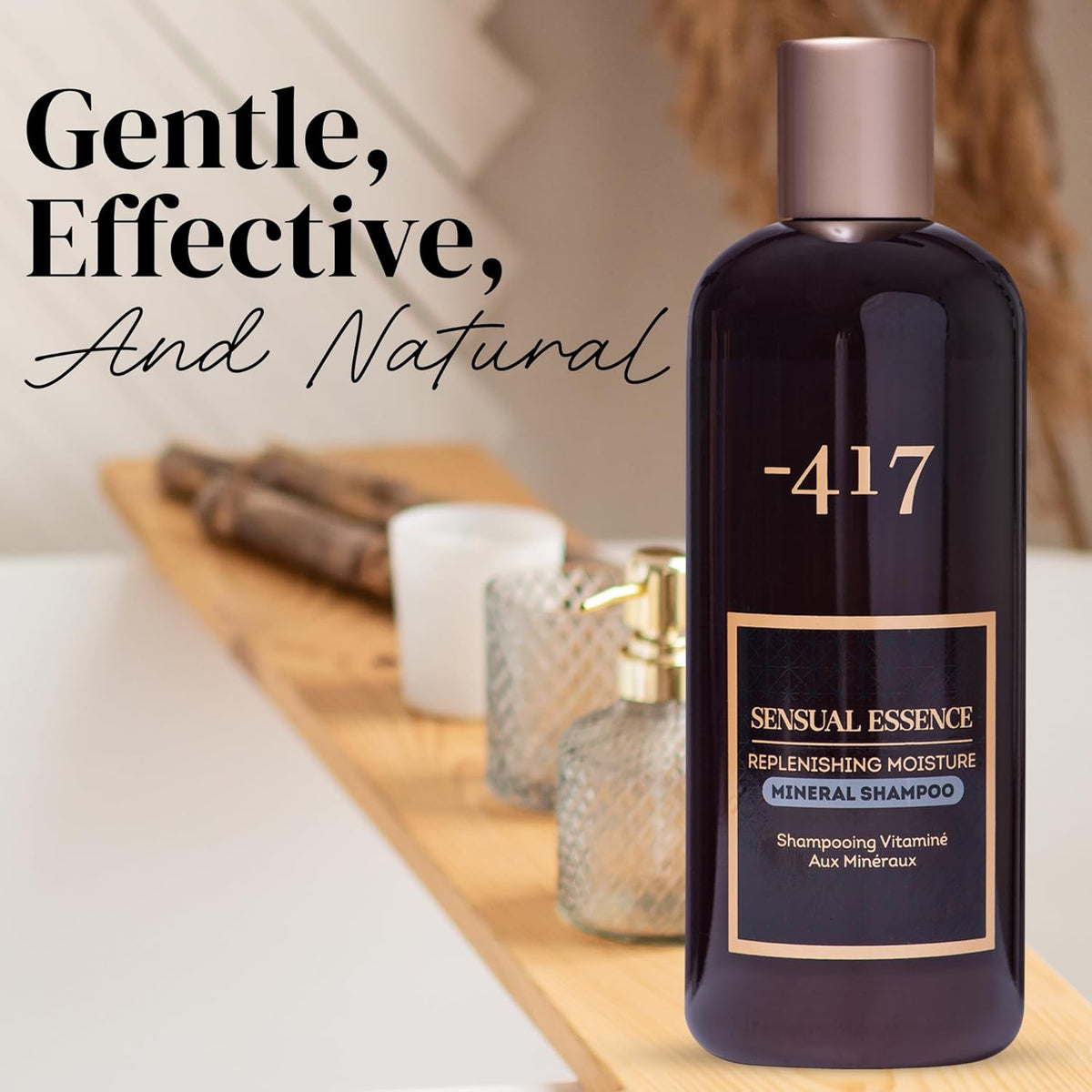 -417 Dead Sea Cosmetics Replenishing Moisture Mineral Shampoo - Cleansing & Nourishing - Perfect