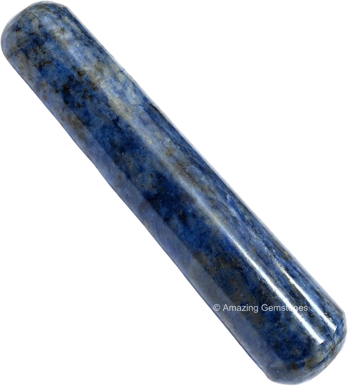 Amazing Gemstone Sodalite Crystal Wand Massage Stick - Pelvic Wand Gua Sha for Adults - Crystals