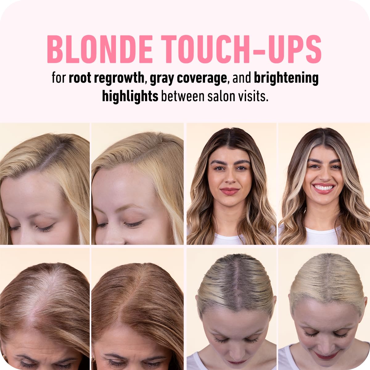 BOLDIFY Hairline Powder - Root Touch Up Hair Color for Gray Coverage - Bald Spot Concealing Hair