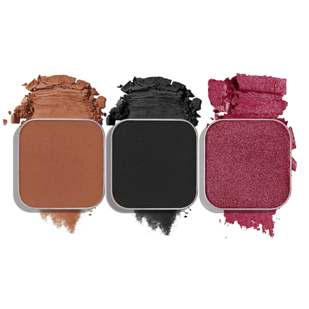 3-Color Eyeshadow Combo Pack – Matte & Shimmer Neutral Shades,Powder, Highly Pigmented