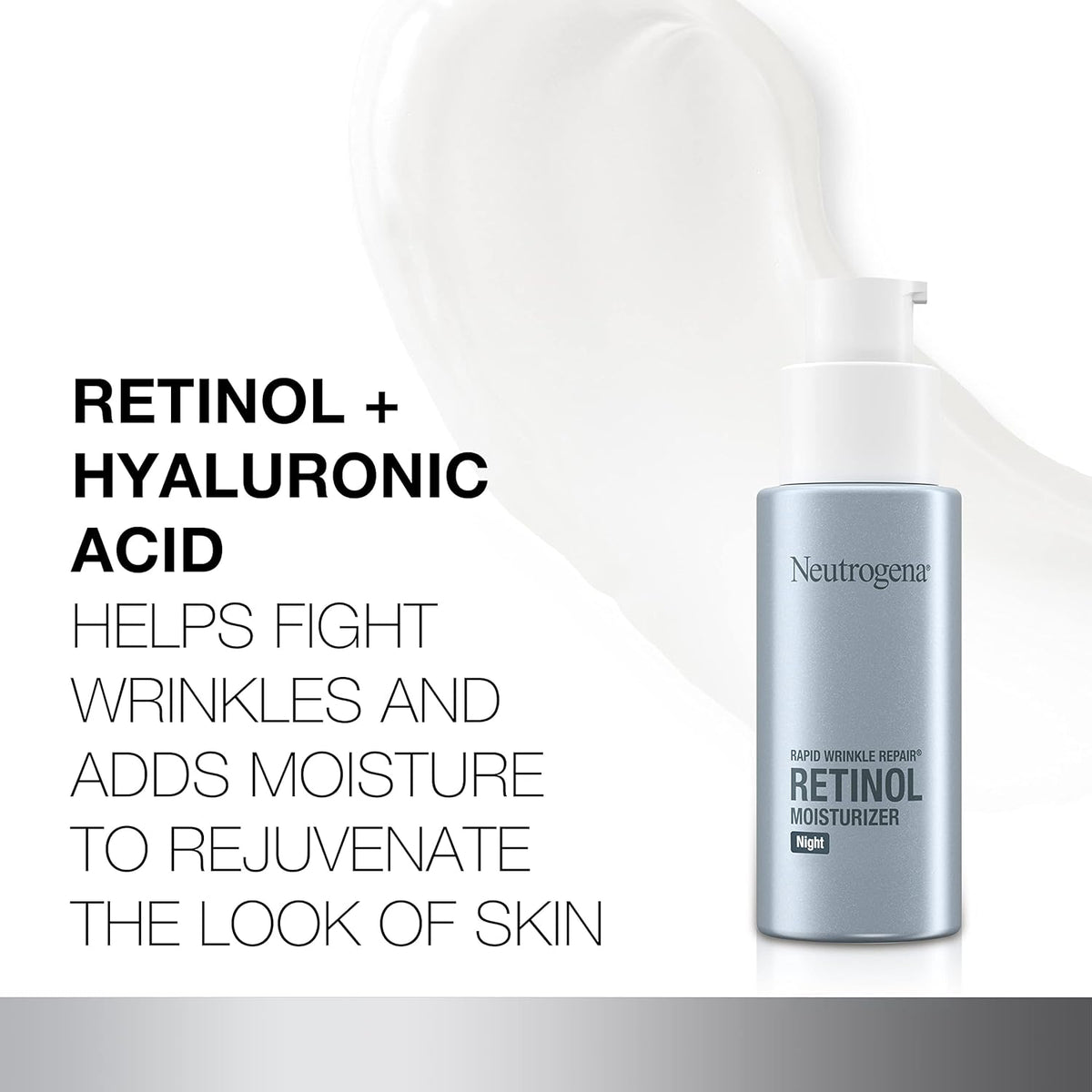 Neutrogena Rapid Wrinkle Repair Retinol Face Moisturizer Night Cream, Anti-Aging Face Cream with