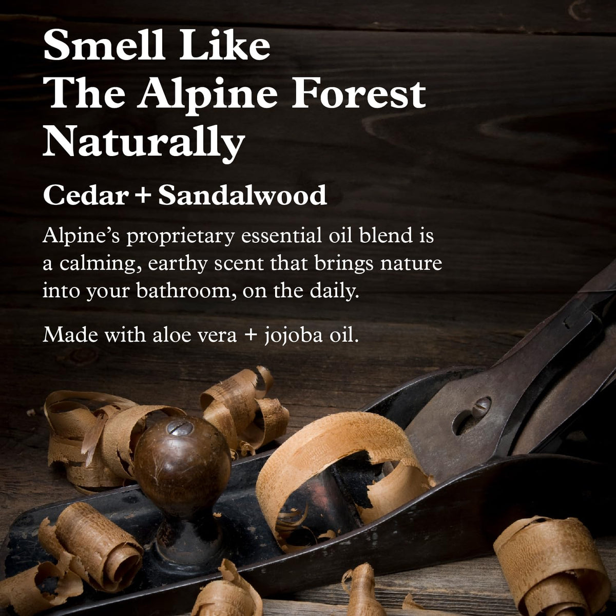 Alpine Provisions Cedar & Sandalwood Shampoo - Naturally Repair, Cleanse, and Hydrate with