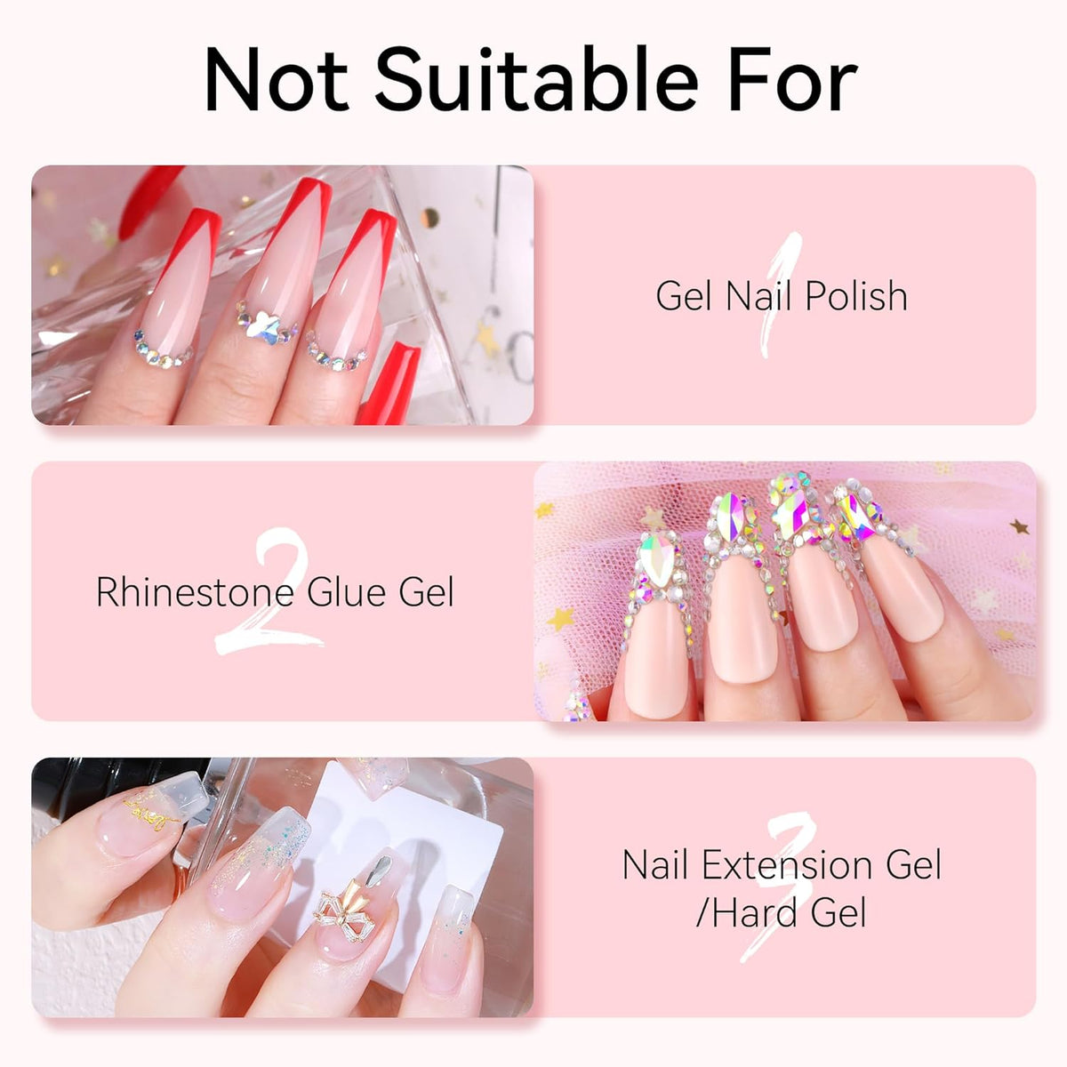 Makartt Press on Nail Glue Remover: Updated Formula with Vitamin E | Glue Debonder with 5 Wooden