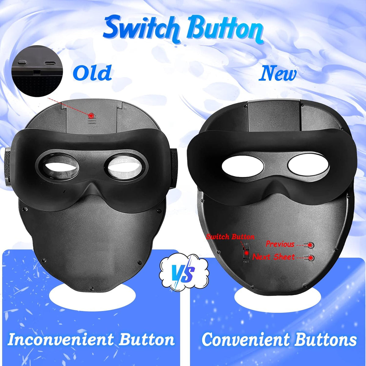 Depointer Life 2023 New Led Mask with Rechargeable Bluetooth-compatible App Controlled