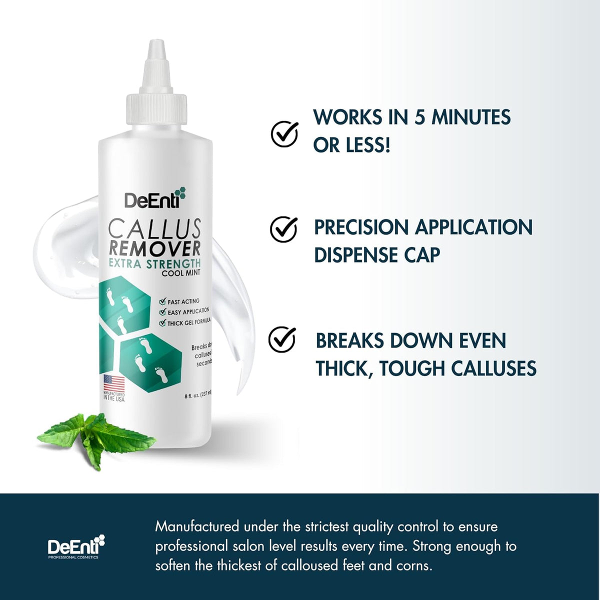 DeEnti Double Pumice Pack, Bundle Includes Mint Scented Callus Remover, 2 Pumice Stones for Feet