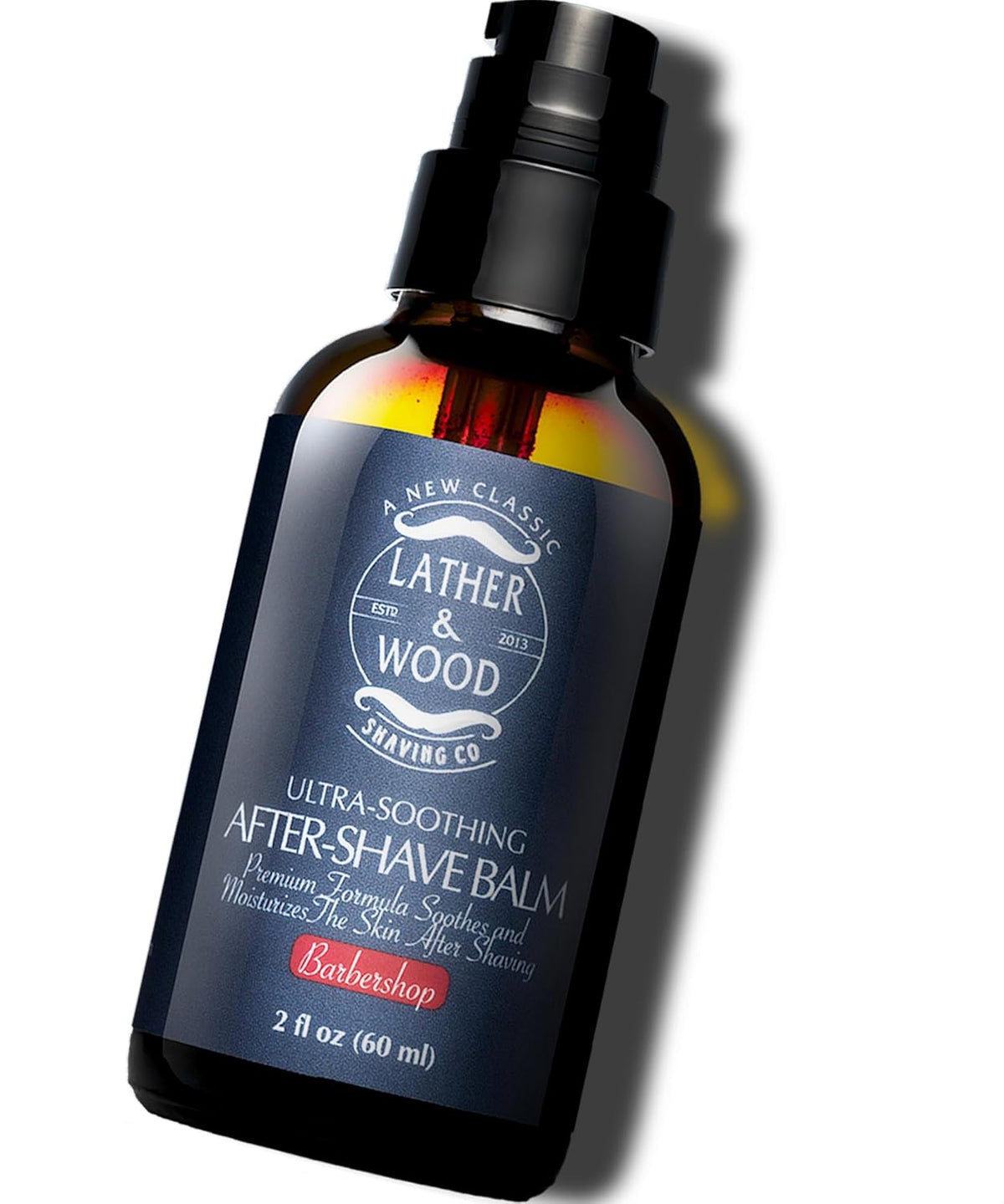 Lather & Wood - Barbershop Aftershave for Men - Long-Lasting Fragrance, Non-Greasy Formula, Easy