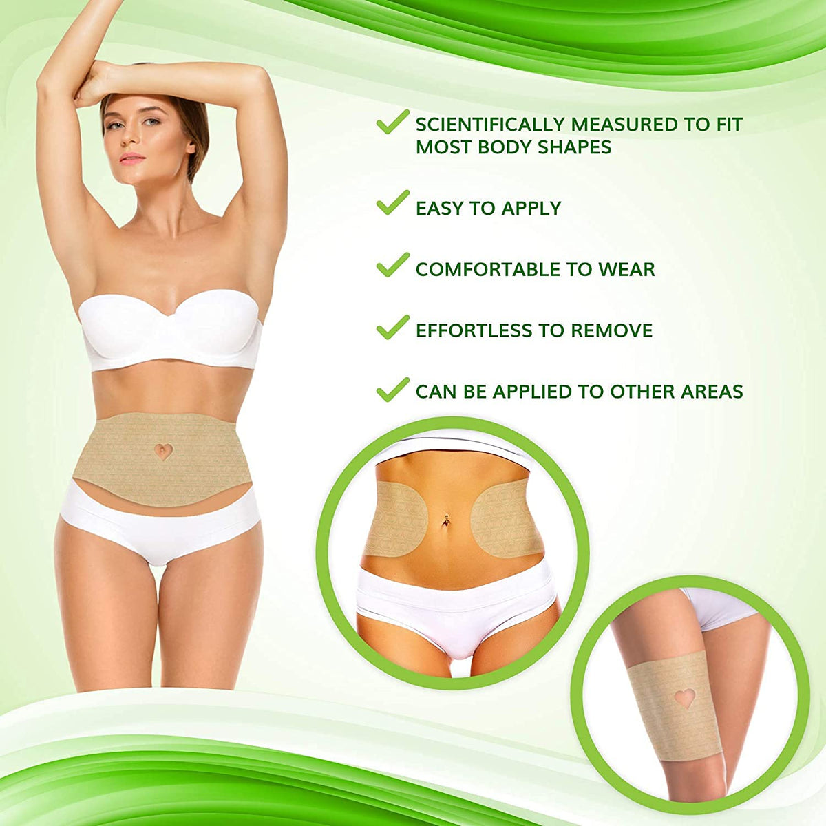 Toning Firming Body Sculpting Wrap for Definition – All Natural Anti Cellulite Wrap – Sculpting
