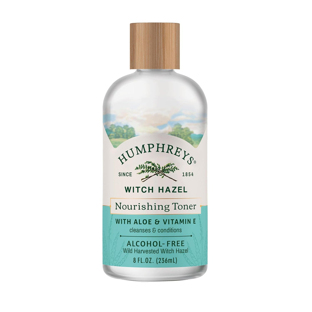 Humphreys Witch Hazel Nourishing Toner | Wild Harvested Witch Hazel & Aloe | Alcohol-Free | Natural