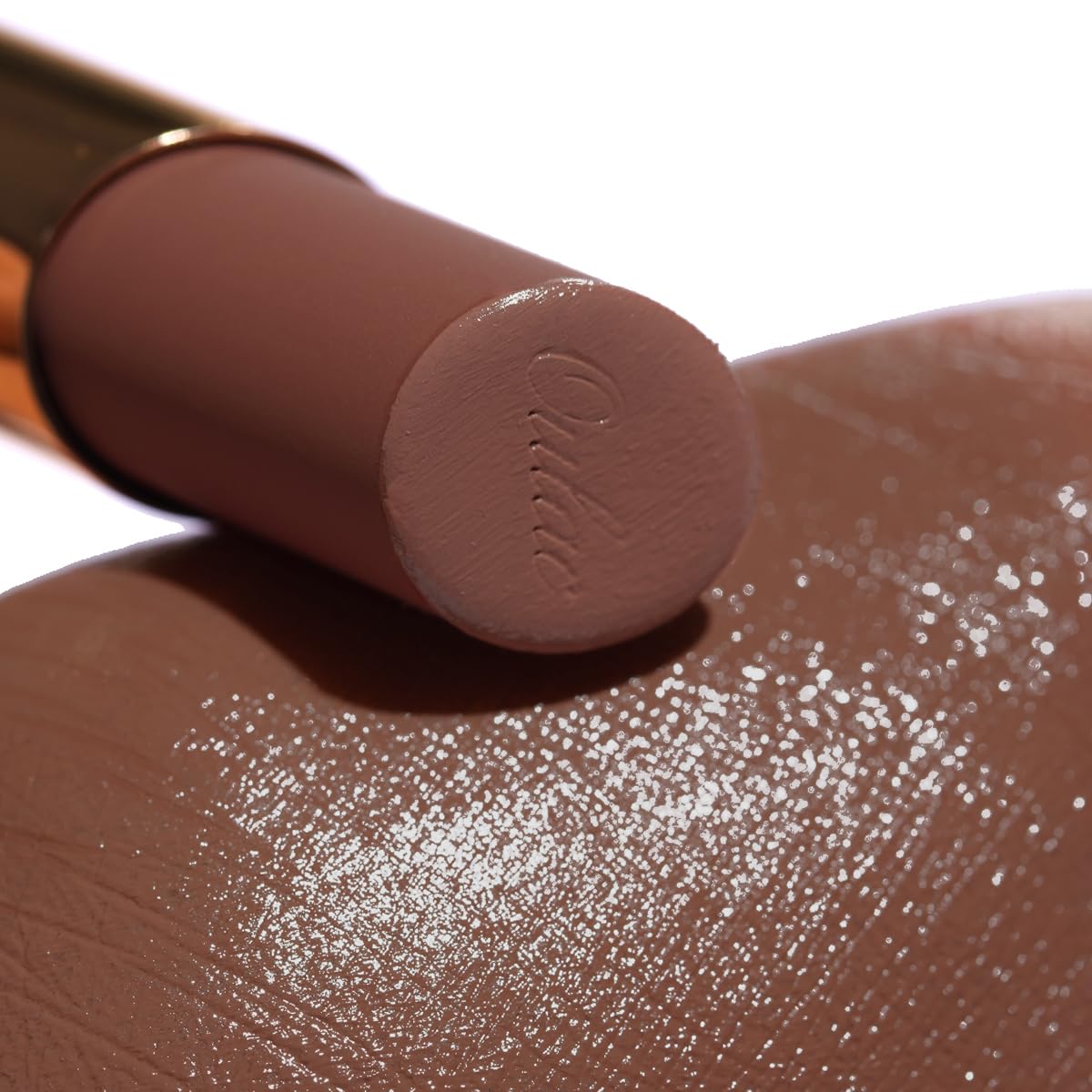 Oulac Color Rich Satin Lipstick - Greyish Brown Full Coverage Lip Color, Creamy Silky-Smooth