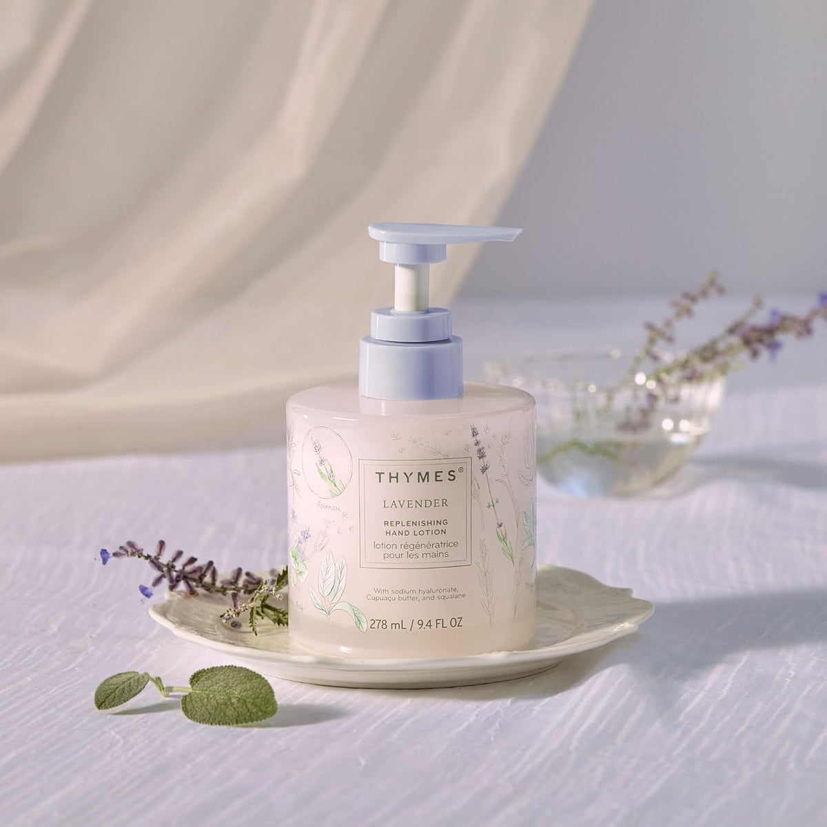 Thymes Replenishing Hand Lotion for Dry Skin - Daily Moisturizer Helps Reduce Dryness - Hand Lotion