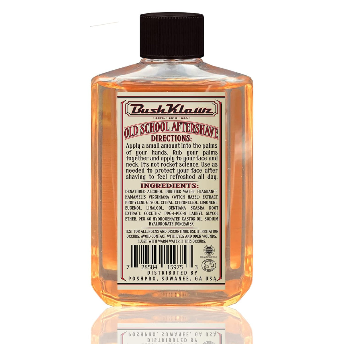 Classic Refreshing Cooling Soothing Barbershop After Shave Lotion Balm Toner Splash Lumber Prince