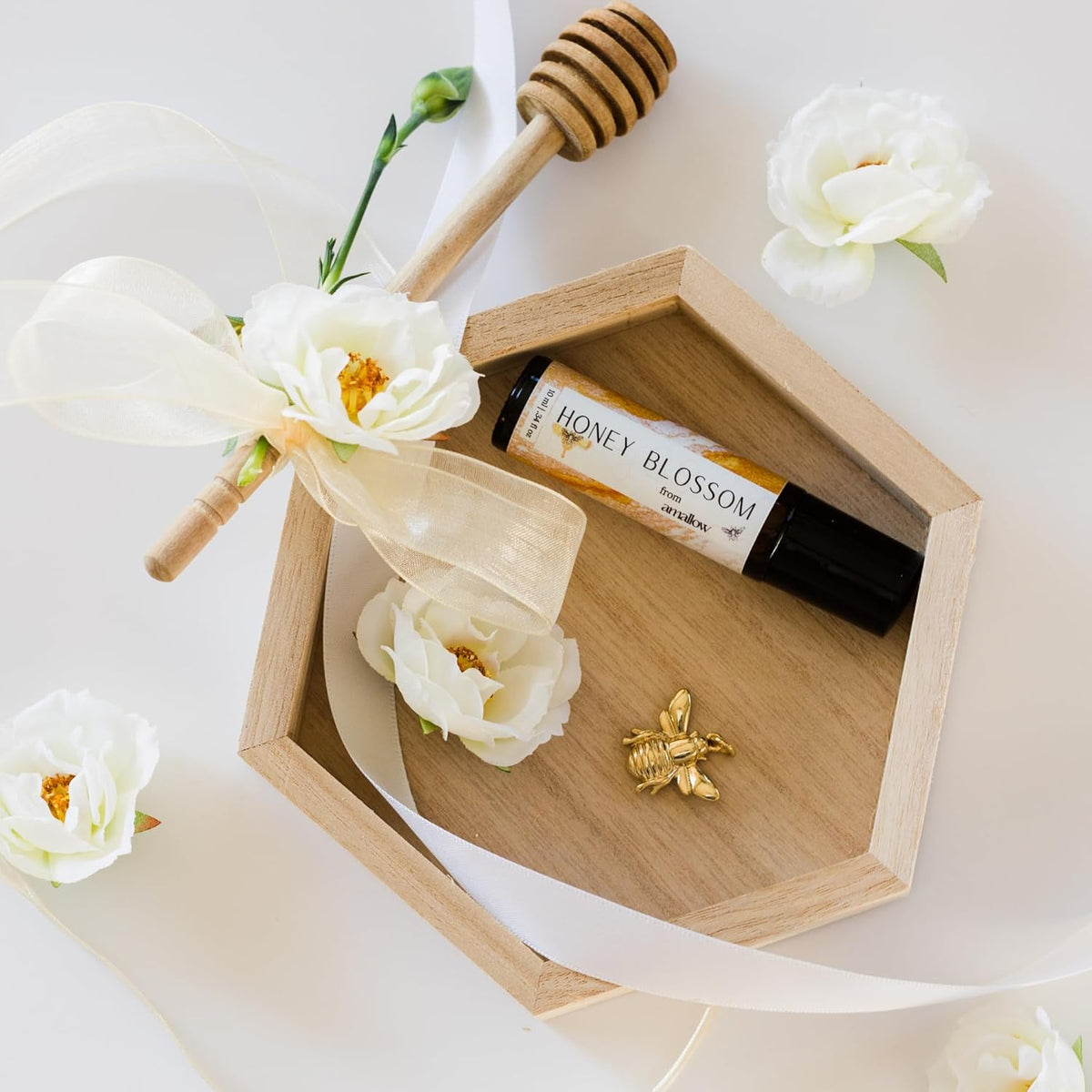 Amallow All Natural Non-Toxic Perfume Roller - Made With Pure and Organic Essential Oils - Hints of