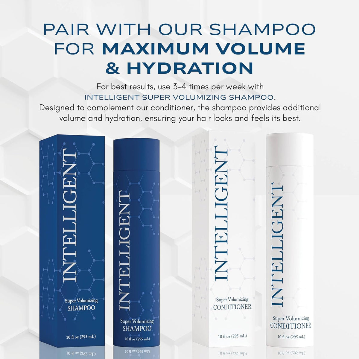 Intelligent Super Volumizing Hair Loss Conditioner - Strengthens Weakened Hair and Maximizes Volume