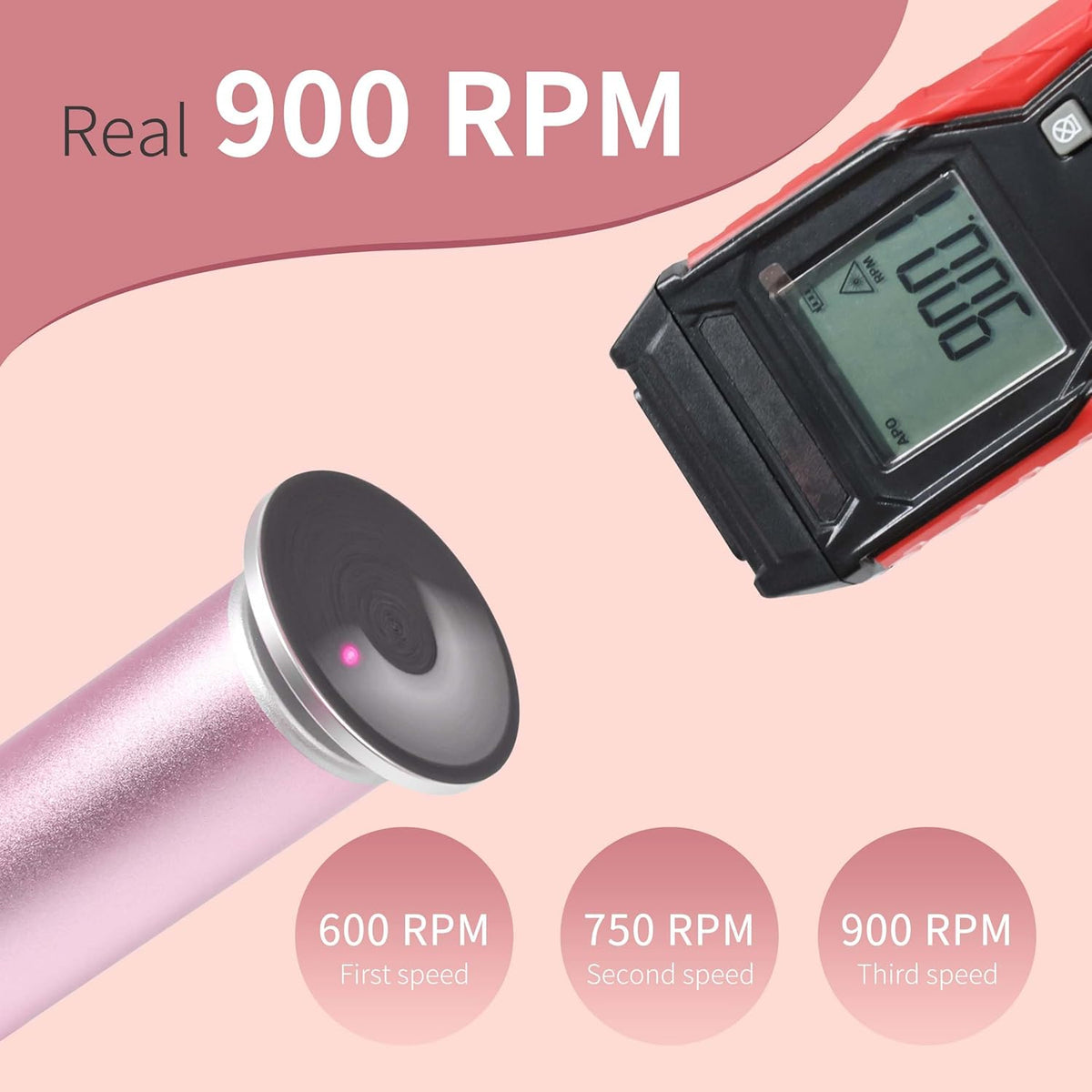 Rechargeable Electric Foot Callus Remover with 3-Sizes 120Pcs Sandpaper Discs, Professional 900RPM