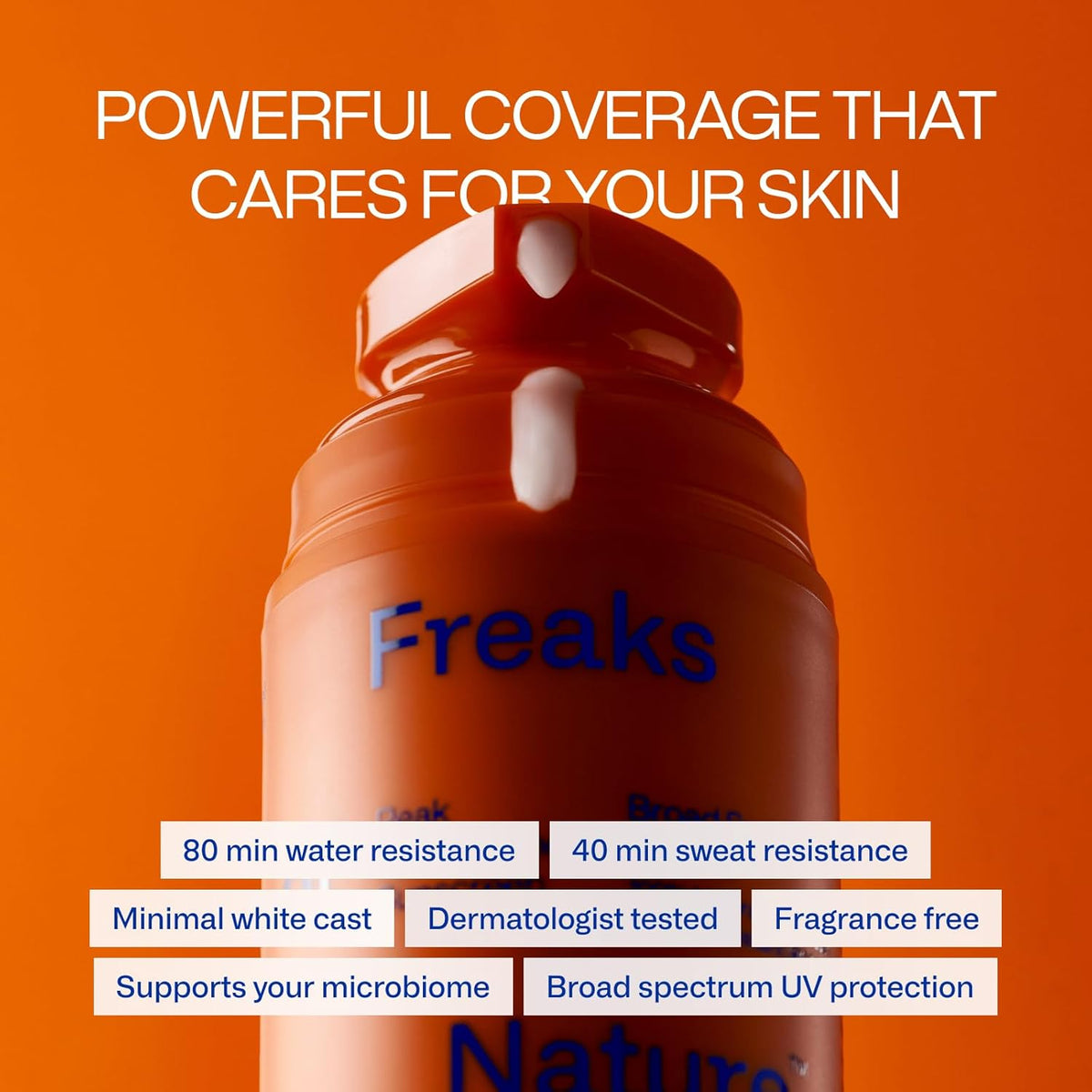 Freaks of Nature Peak Performance SPF 50 | 100% Mineral Sunscreen | Lightweight, Fast-Absorbing