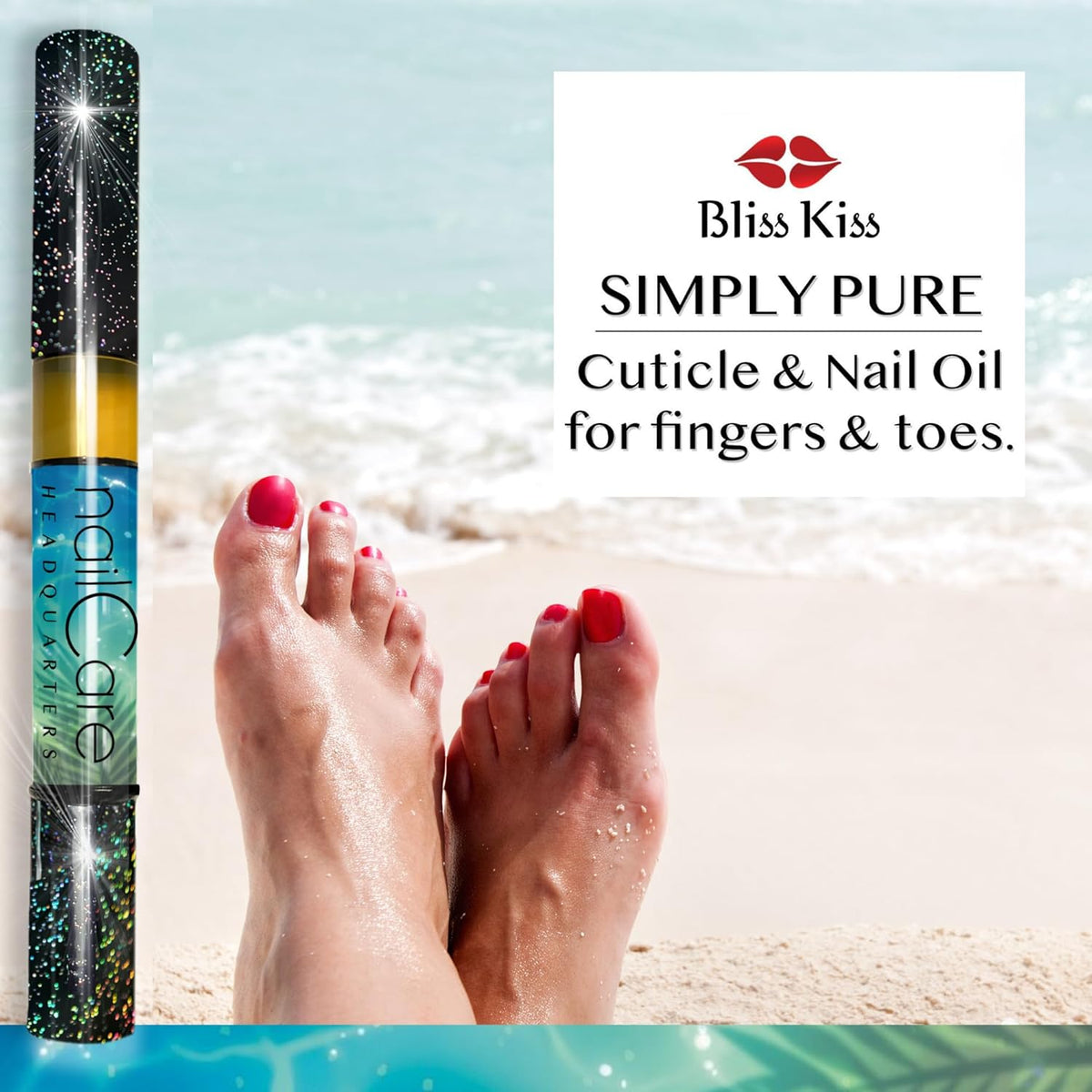 Cuticle Oil Pen for Nails - Nail Strengthener & Growth Serum for Damaged Nails, Hangnails w/Jojoba