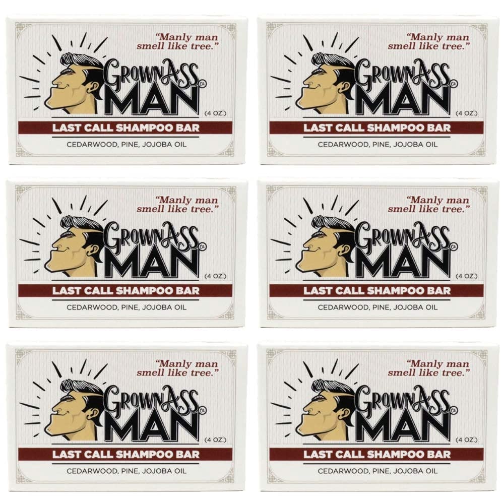 Solid Shampoo Bar Rich Lather 3 in 1: Hair, Beard & Body Wash - Plastic Free & Eco-Friendly