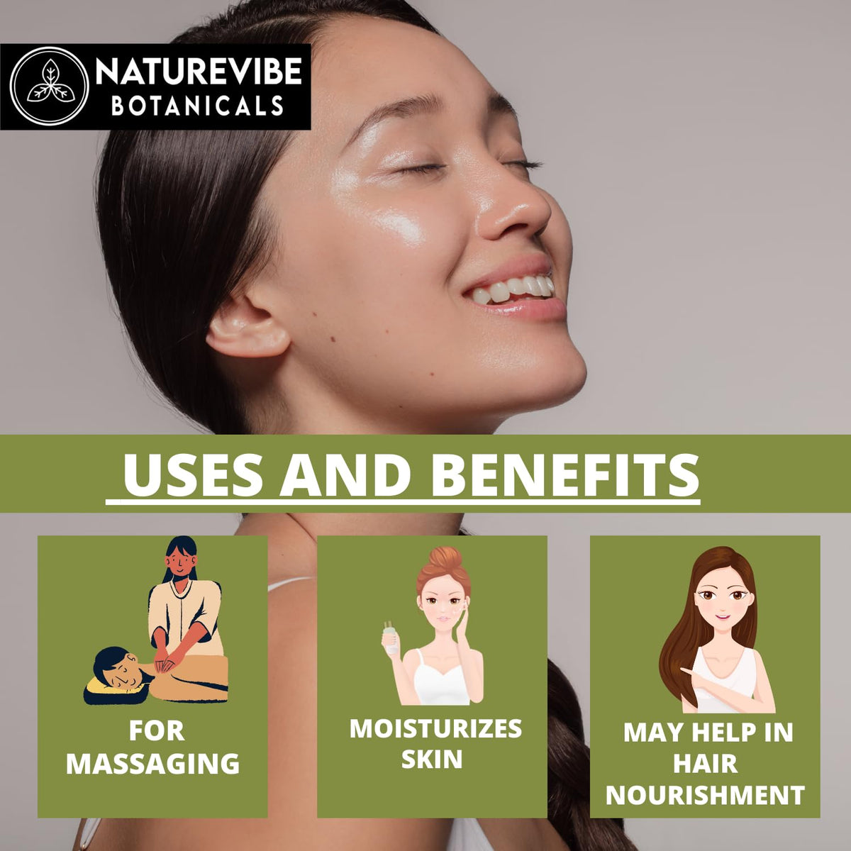 Naturevibe Botanicals Moringa Oil 32 Ounces | 100% Pure and Natural | Great for Skin Care and Hair
