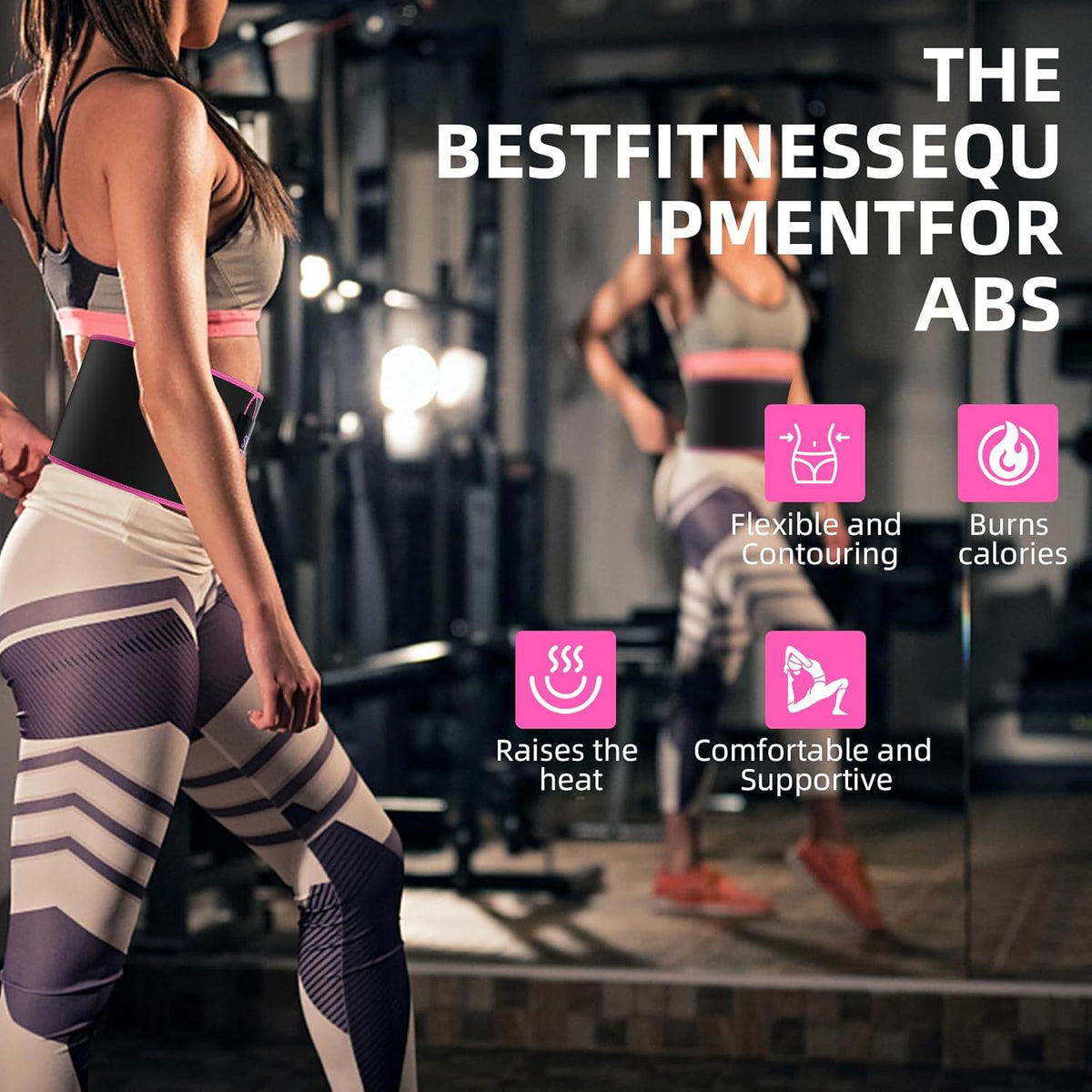 ZPP Waist Trainer for Women and Men, Neoprene Sweat Band Waist Trimmer Belt Slimming Stomach Wrap