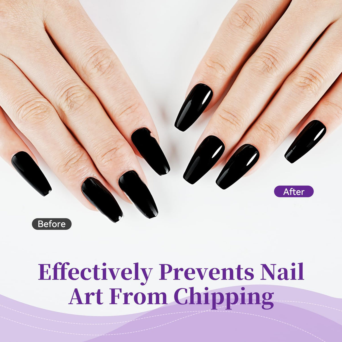 16.5ml Base Coat Nail Polish, Quick Dry Large Volume Base Coat, Color Lock Strengthen Nails for