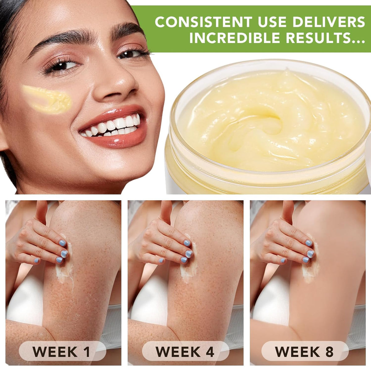 Shea Butter Raw Organic, Natural Raw Unrefined Shea Butter Hand Cream, Moisturizing and Locking