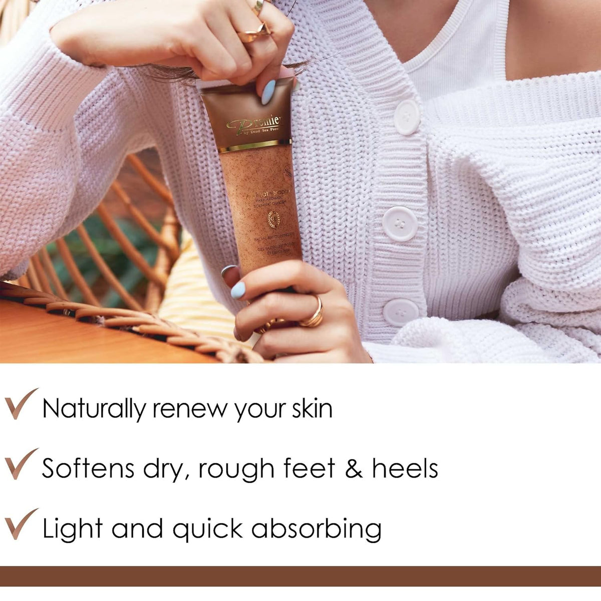 Premier Dead Sea Classic Para-Pharmaceutical Exfoliating Cleansing, Micro Grains Face Facial Gel