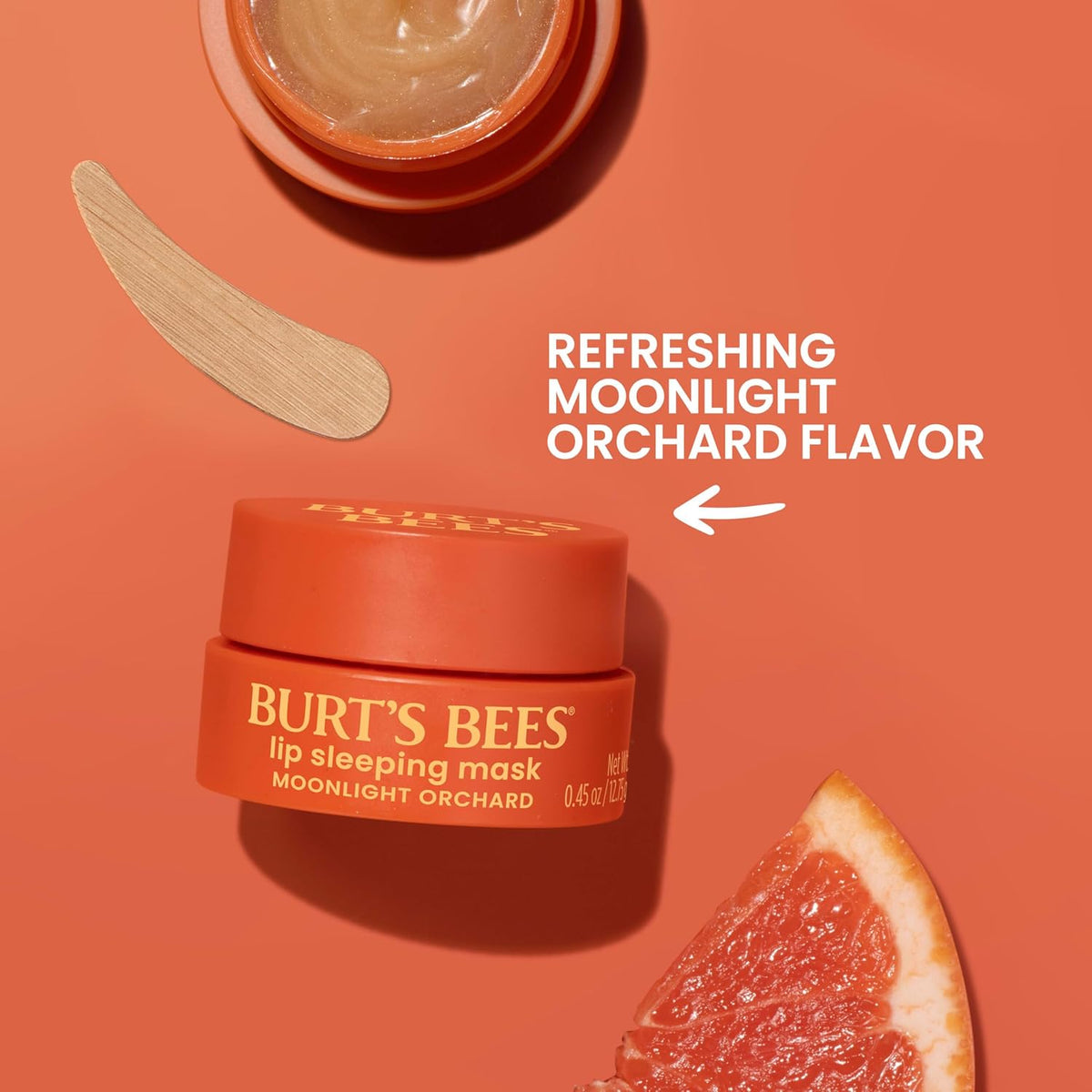 Burt’s Bees Moonlight Orchard Lip Sleeping Mask, With Hyaluronic Acid and Squalane Moisturizer To