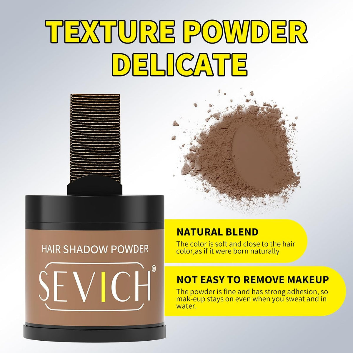 Sevich Hairline Powder 10g Large Capacity,Instantly Conceals Hair Loss,Root Touch up Powder,Hair