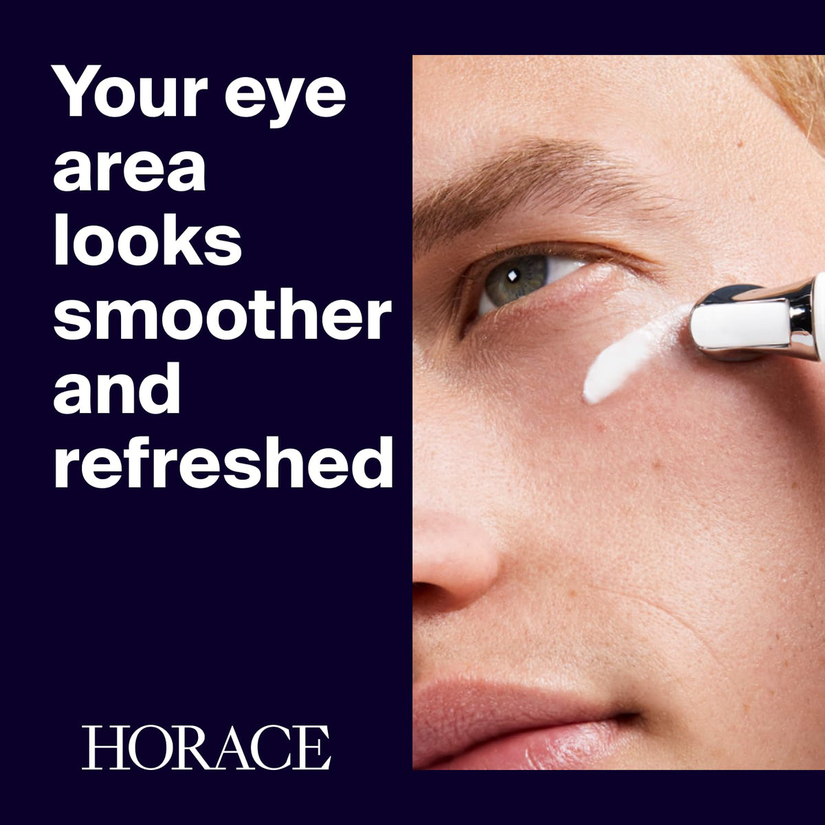 HORACE Under-Eye Moisturizer for Men - Anti-Fatigue Eye Cream to Reduce Dark Circles and Puffiness