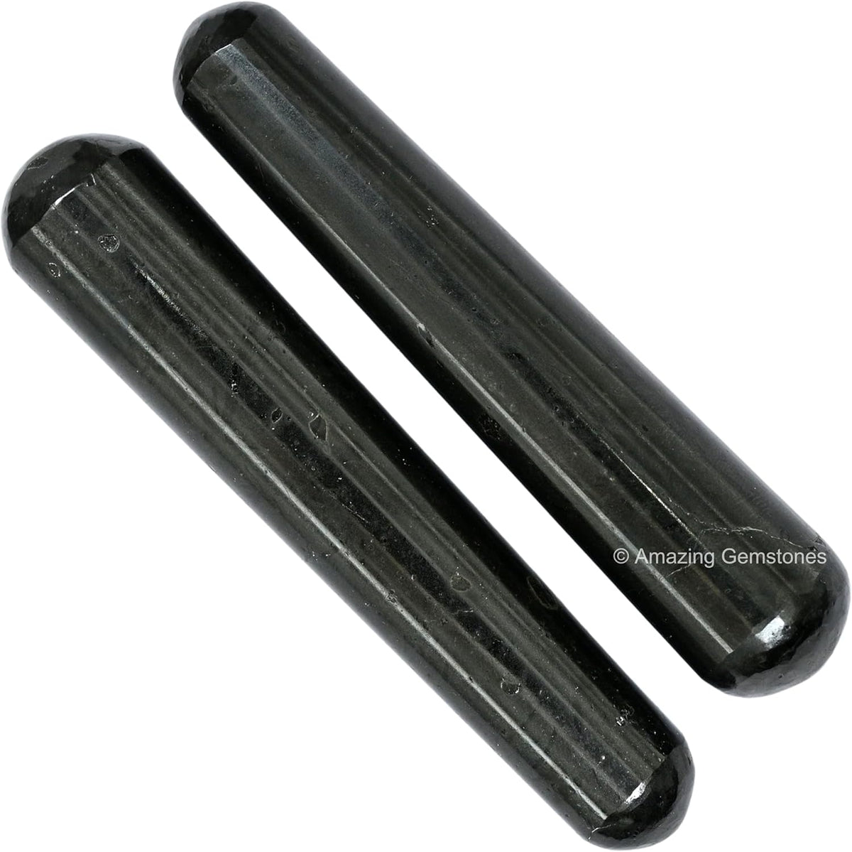 Amazing Gemstone Black Tourmaline Crystal Wand Massage Stick - Pelvic Wand Gua Sha for Adults