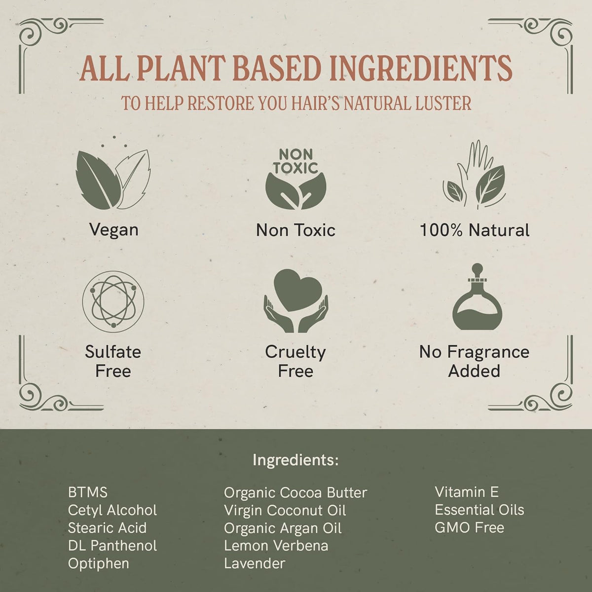 J·R·LIGGETT'S Conditioner Bar - Original Formula, All Natural Hair Conditioner with Coconut Oil &
