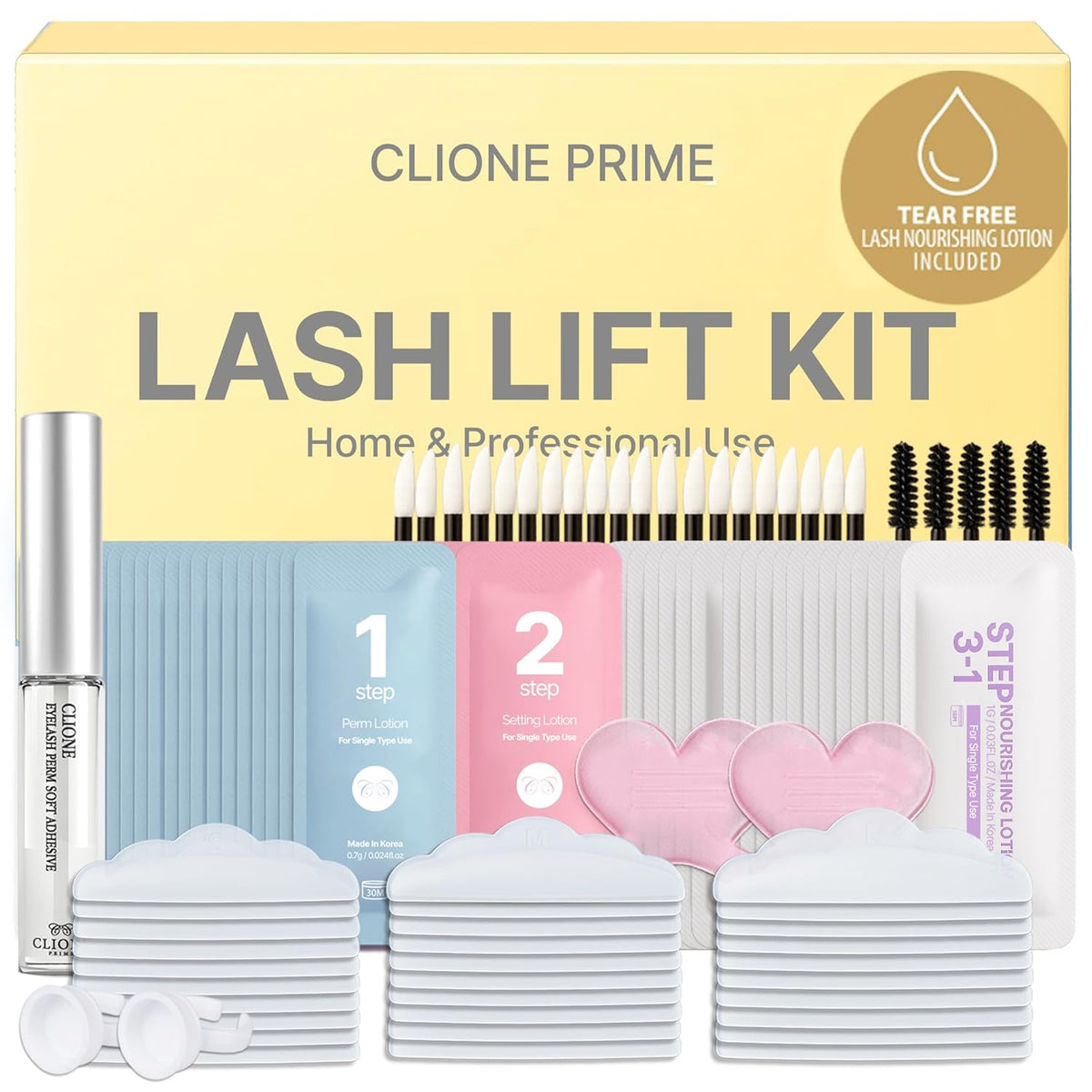 Korean Lash Lift Kit - Eye Brow Lamination Kit Eyelash Perm Kit Eyelash Lift Kit Lash Perm Eyebrow