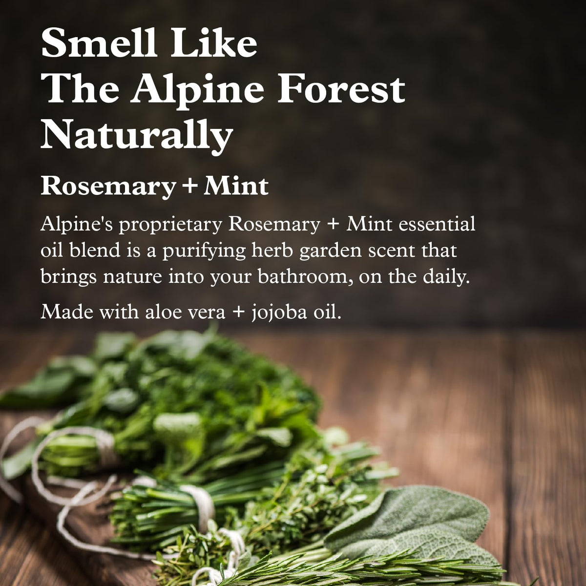 Alpine Provisions Rosemary & Mint Shampoo - Naturally Repair, Cleanse, and Hydrate with Essential
