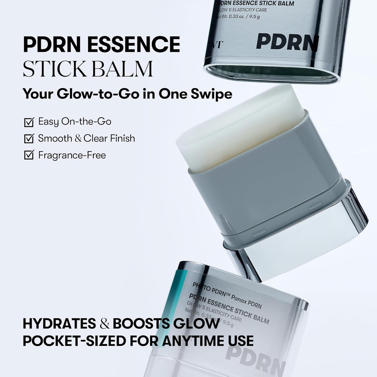 VT COSMETICS PDRN Essence Stick Balm, PDRN Collagen Multi Wrinkle Stick, All-in-One Eye & Neck