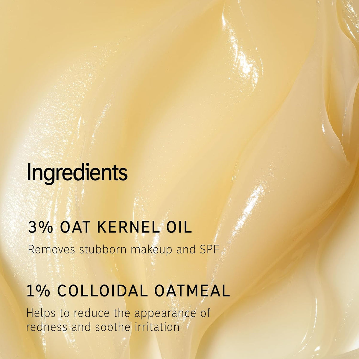 The INKEY List Mini Oat Cleansing Balm, Rich Balm Removes Makeup and Impurities, Reduces Redness