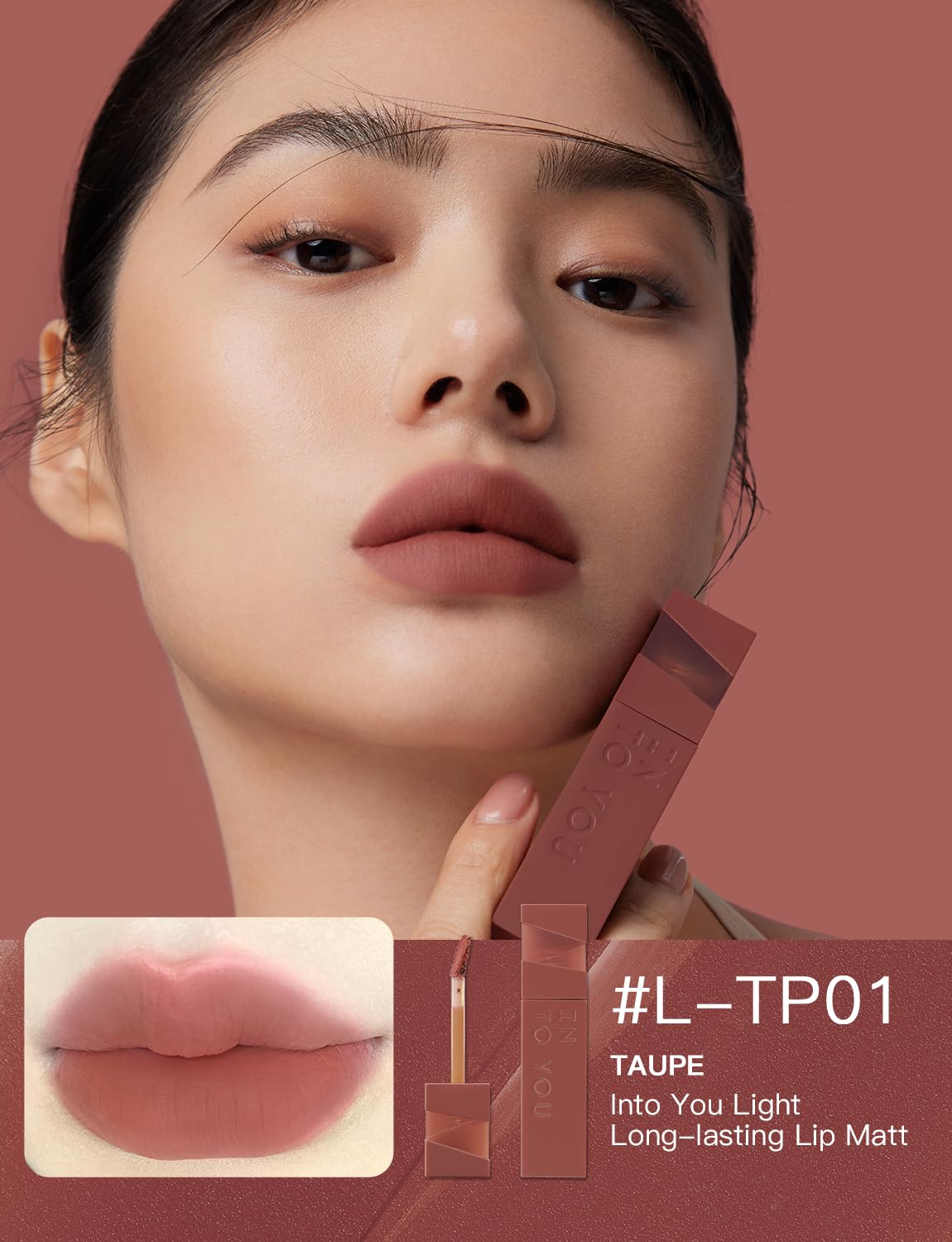 INTO YOU Matte Velvet Lip Stain Long Lasting Waterproof Lip Gloss Makeup Moisturizing Lipstick for