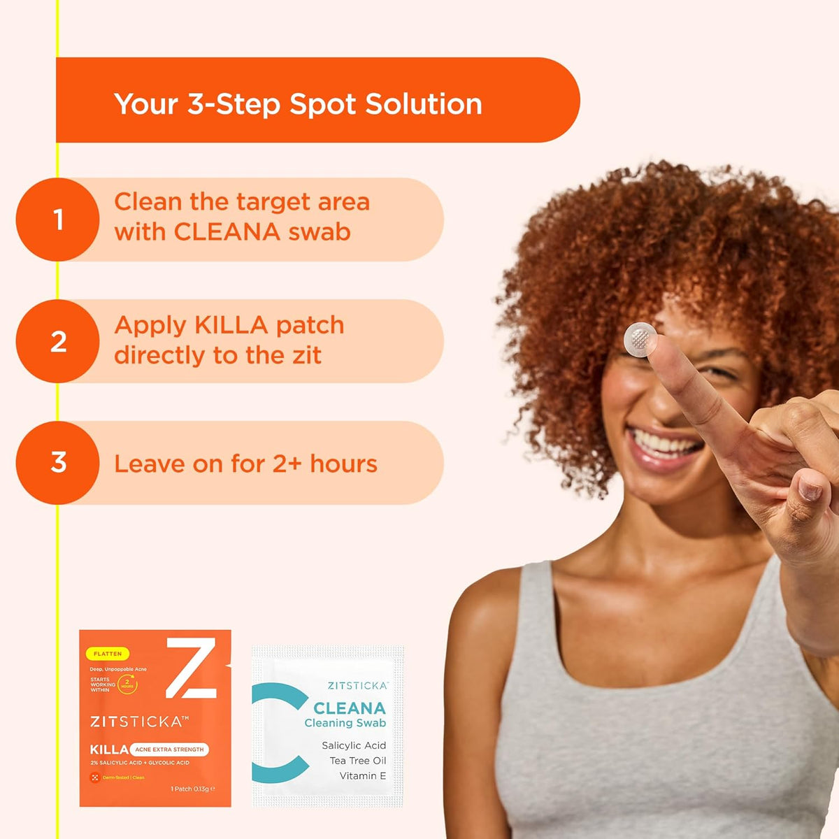 ZitSticka Extra Strength Killa Acne Patches for Face - World's Most Potent Pimple Patch with