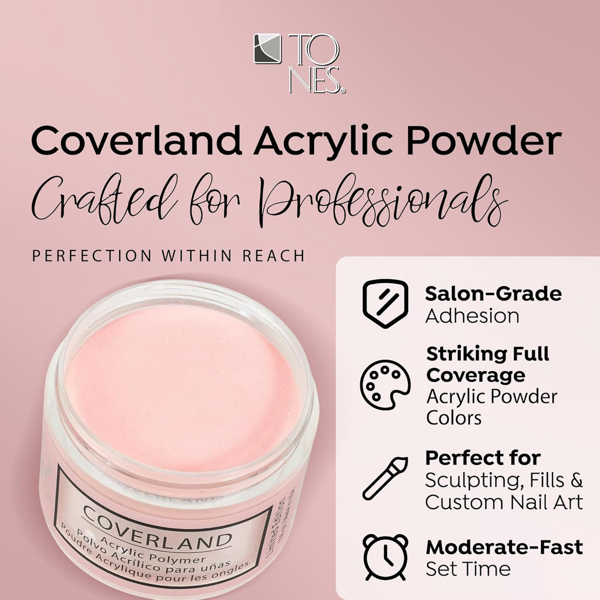 Coverland Acrylic Powder 3.5oz "Addicted" - Limited Edition
