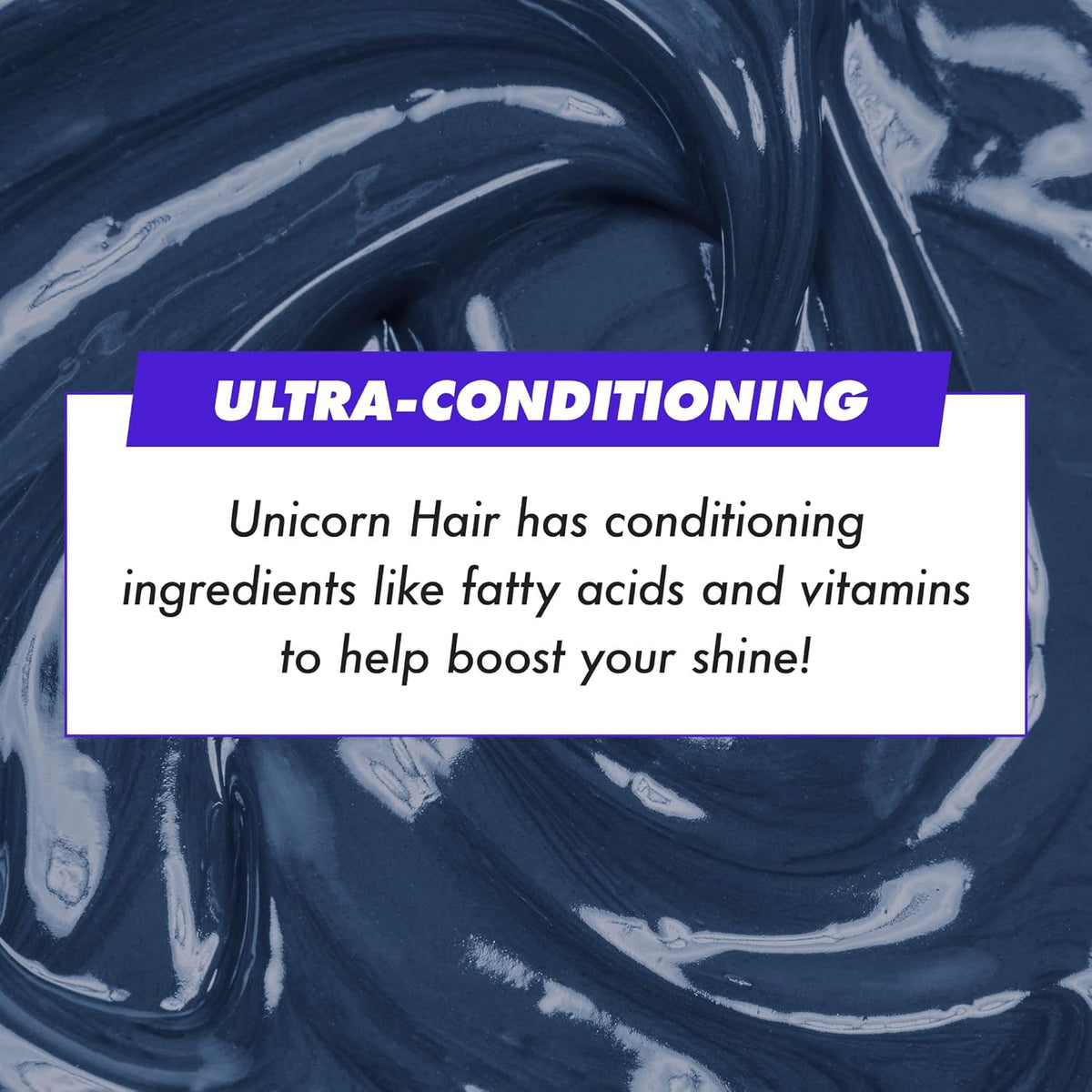 Lime Crime Full Coverage Unicorn Hair Dye, Blue Smoke - Damage-Free Semi-Permanent Hair Color