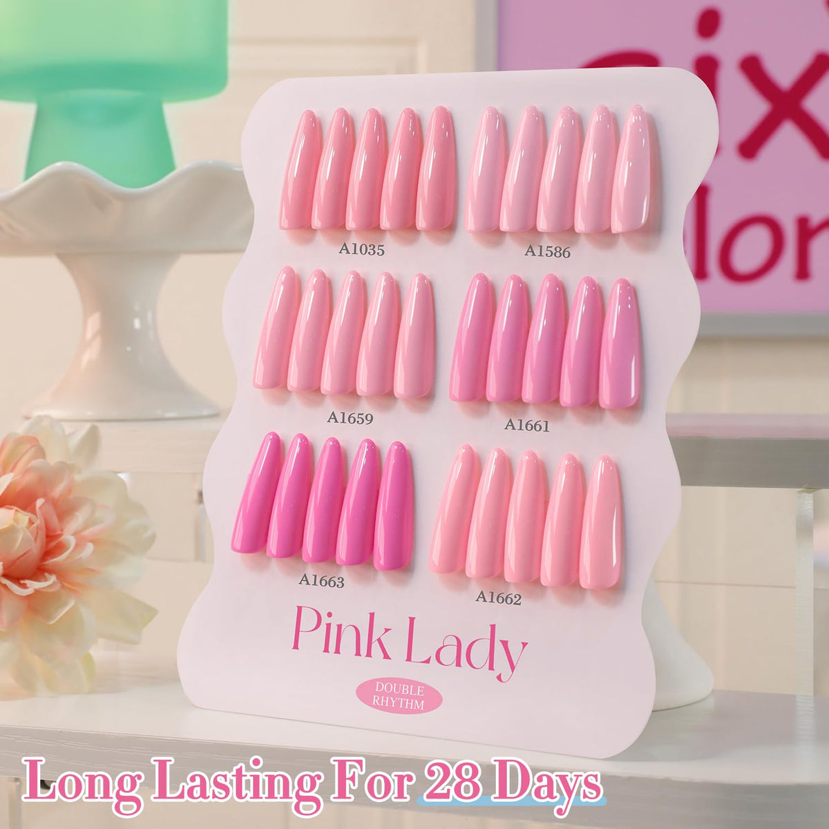 Double Rhythm 6 Pcs 15 ML Gel Polish Set Same Color Same Bottle Soak Off Gel Polish Kit Nail Art