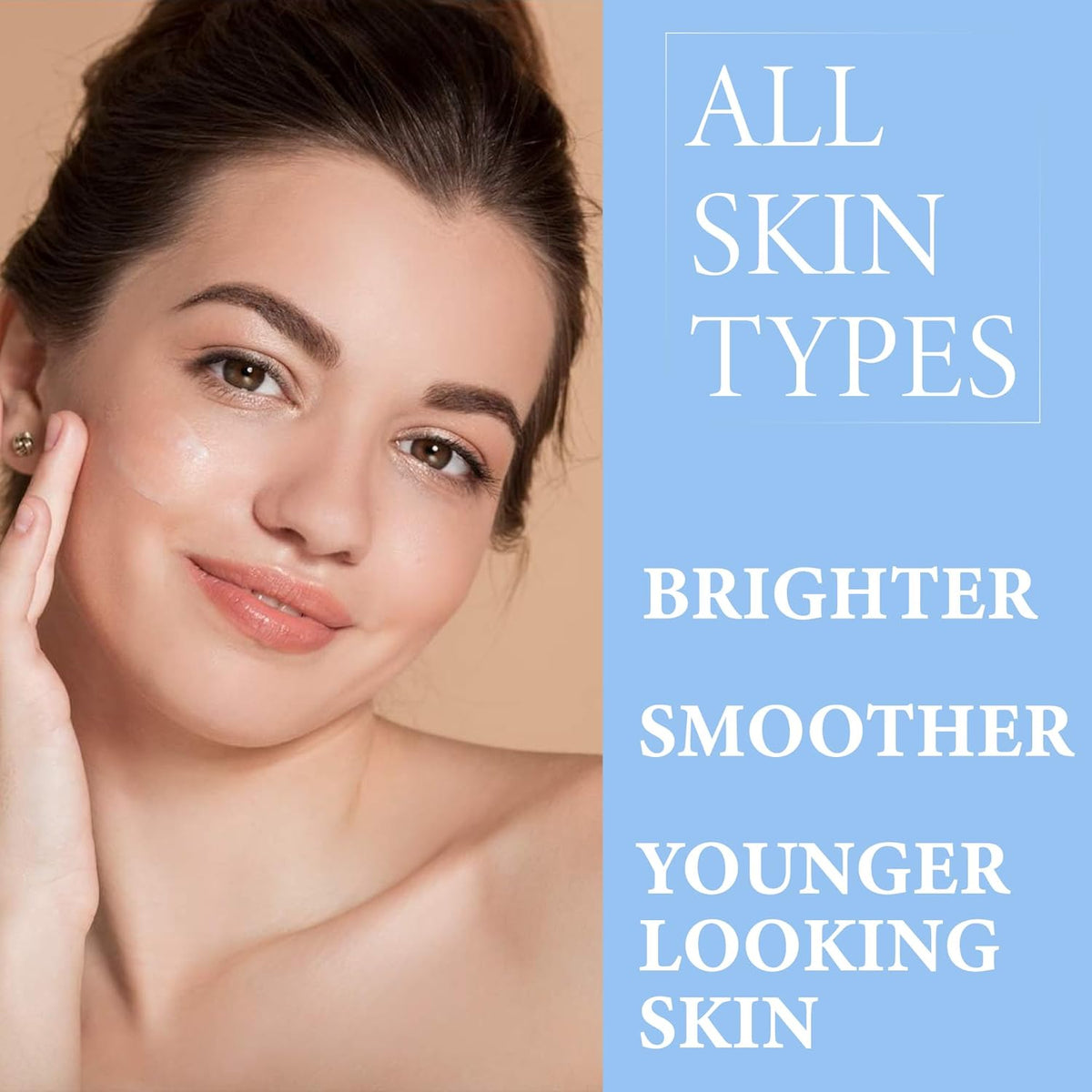 Florencia Brightening Luminous Peptide Serum - Age-Defying Face Serum with Peptides, Sodium