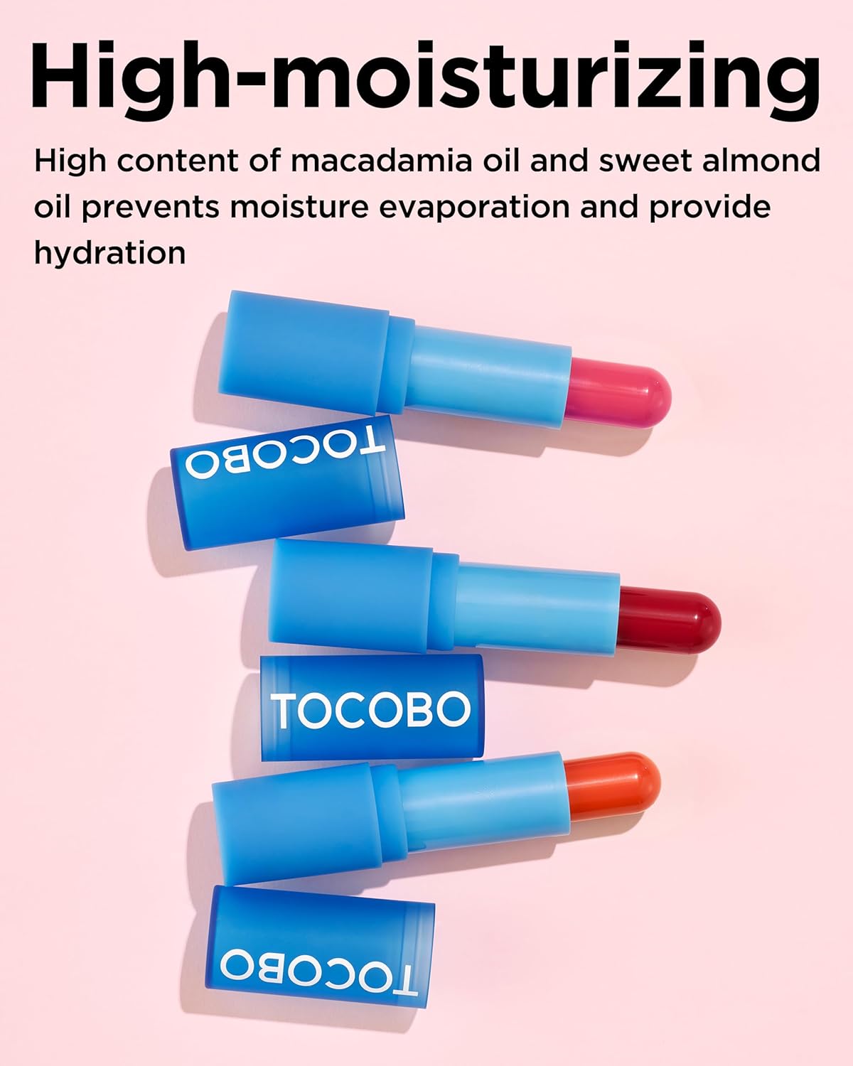 [TOCOBO] Powder Cream Lip Balm 032 Rose Petal 0.67 oz / 19g | Soft Matte Velvet Type Vegan Lip Balm