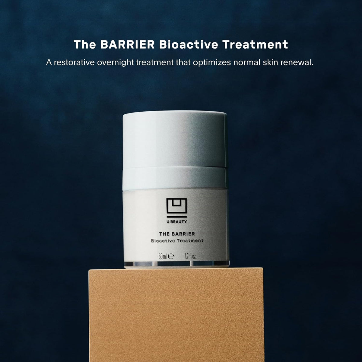 U Beauty BARRIER Bioactive Treatment - Night Cream Moisturizer for Face for Softer & Stronger Skin
