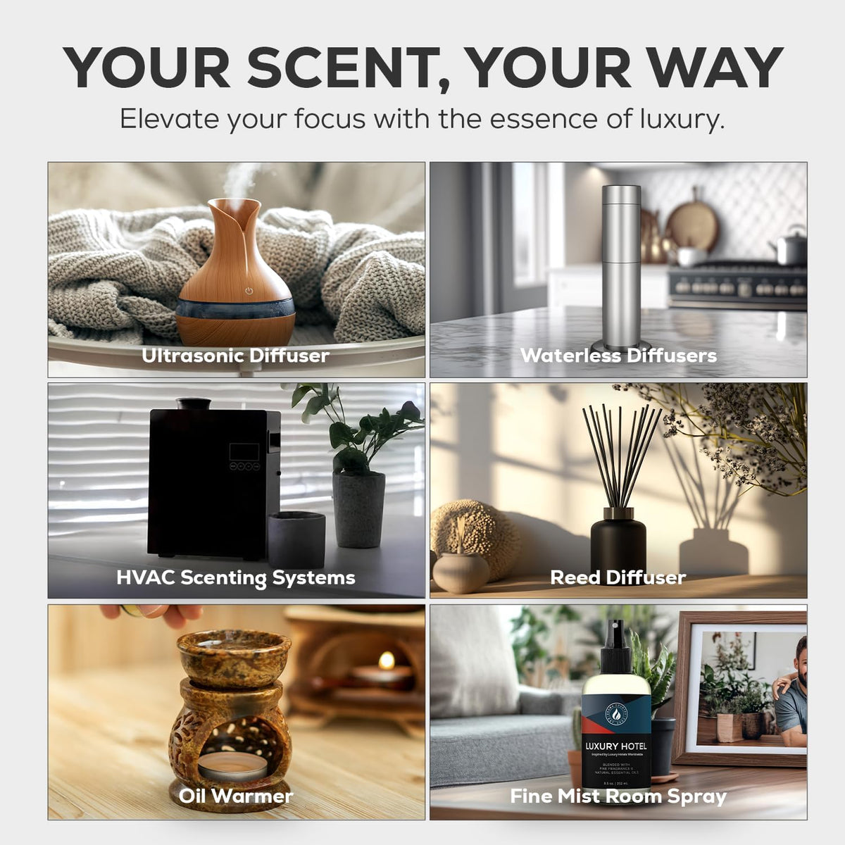 Aroma Country Luxury Hotel Diffuser Oil - Luxury Hotel Scent Oil for Diffuser & Air Fresheners for