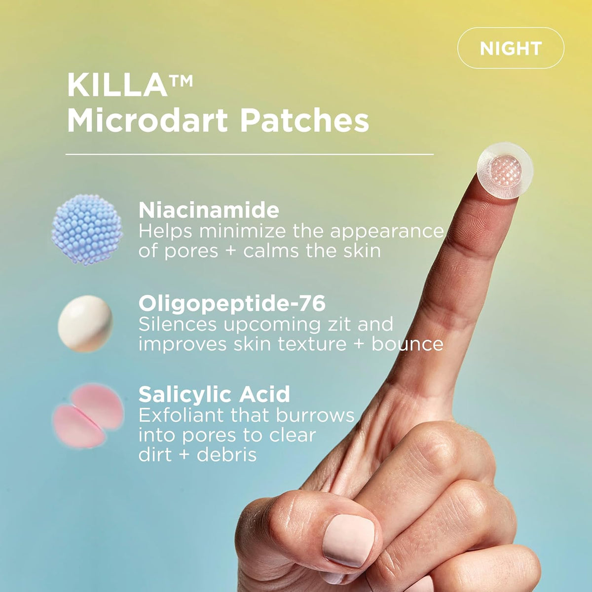 ZitSticka Invisible Pimple Patches for Face, Hydrocolloid Patches, Ultra-Thin Clear Azelaic Acid &