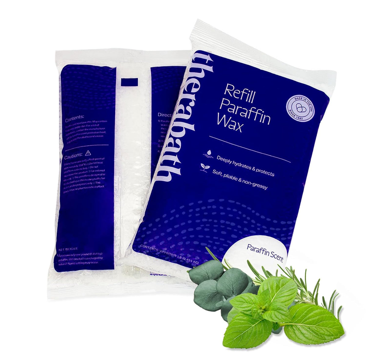 Therabath Paraffin Wax Refill - Thermotherapy - For Hands, Feet, Body - Deeply Hydrates - Made in