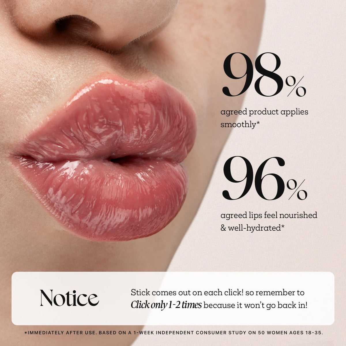 Nature Republic HONEY MELTING LIP (18 ROSE PINK) SOFT LIP STICK, Hydrating Gloss, Moisturizing