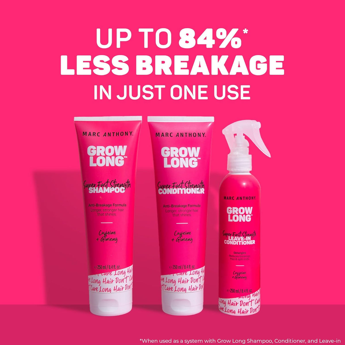 Marc Anthony Shampoo and Conditioner Set, Grow Long Biotin - Anti-Frizz Deep Conditioner For Split