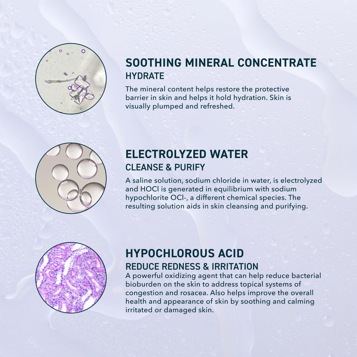 Skin Universal Skin Solution Hypochlorous Acid Spray for Face and Body. HOCL Facial Cleanser and